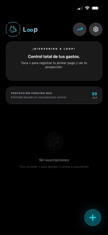Loop: Suscripciones y Gastos screenshot