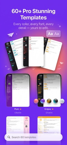 Resume AI: Builder & CV Maker Screenshot 4 of 10