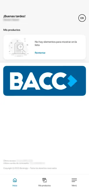 Banco BACC screenshot 2