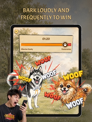 Bow Wow: Dog Barking Battle iPad screenshot