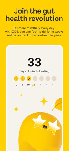 ZOE Health: AI Meal Tracker iPhone screenshot
