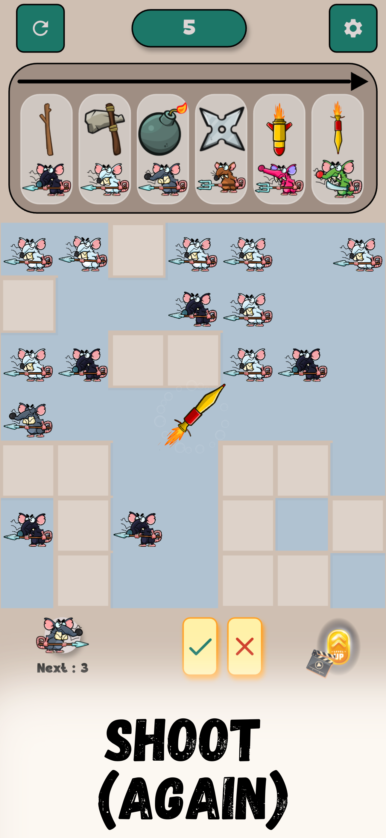Rattato : Weapon & rats