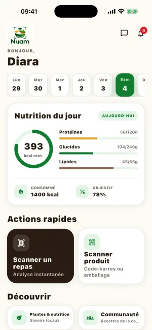 Nyam: Calories & Nutrition screenshot 1