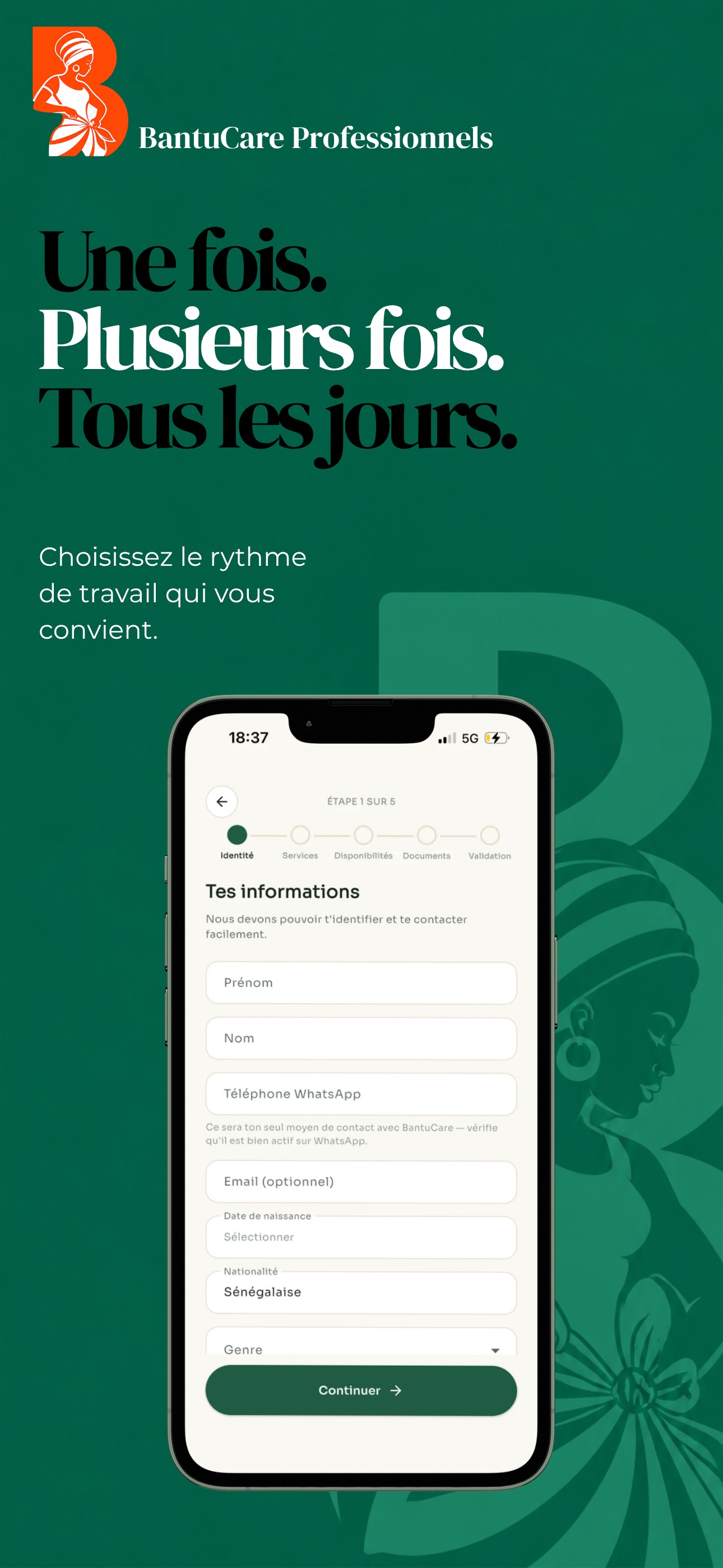 Screenshot 2 of BantuCare - Professionnels
