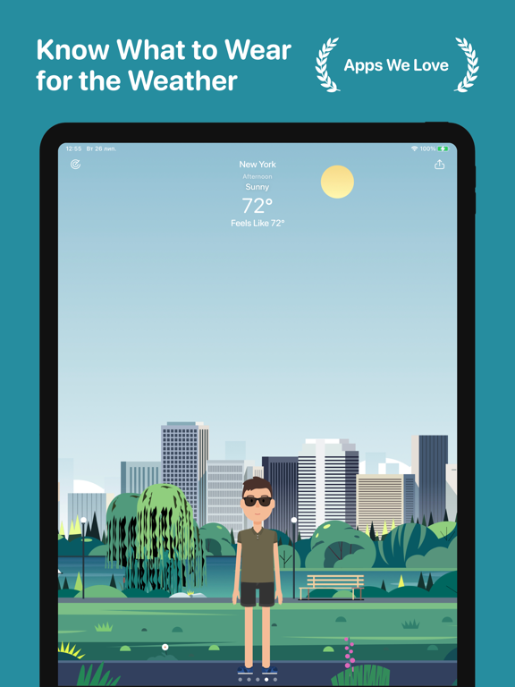 Weather Fit: Outfit Planner iPad screenshot