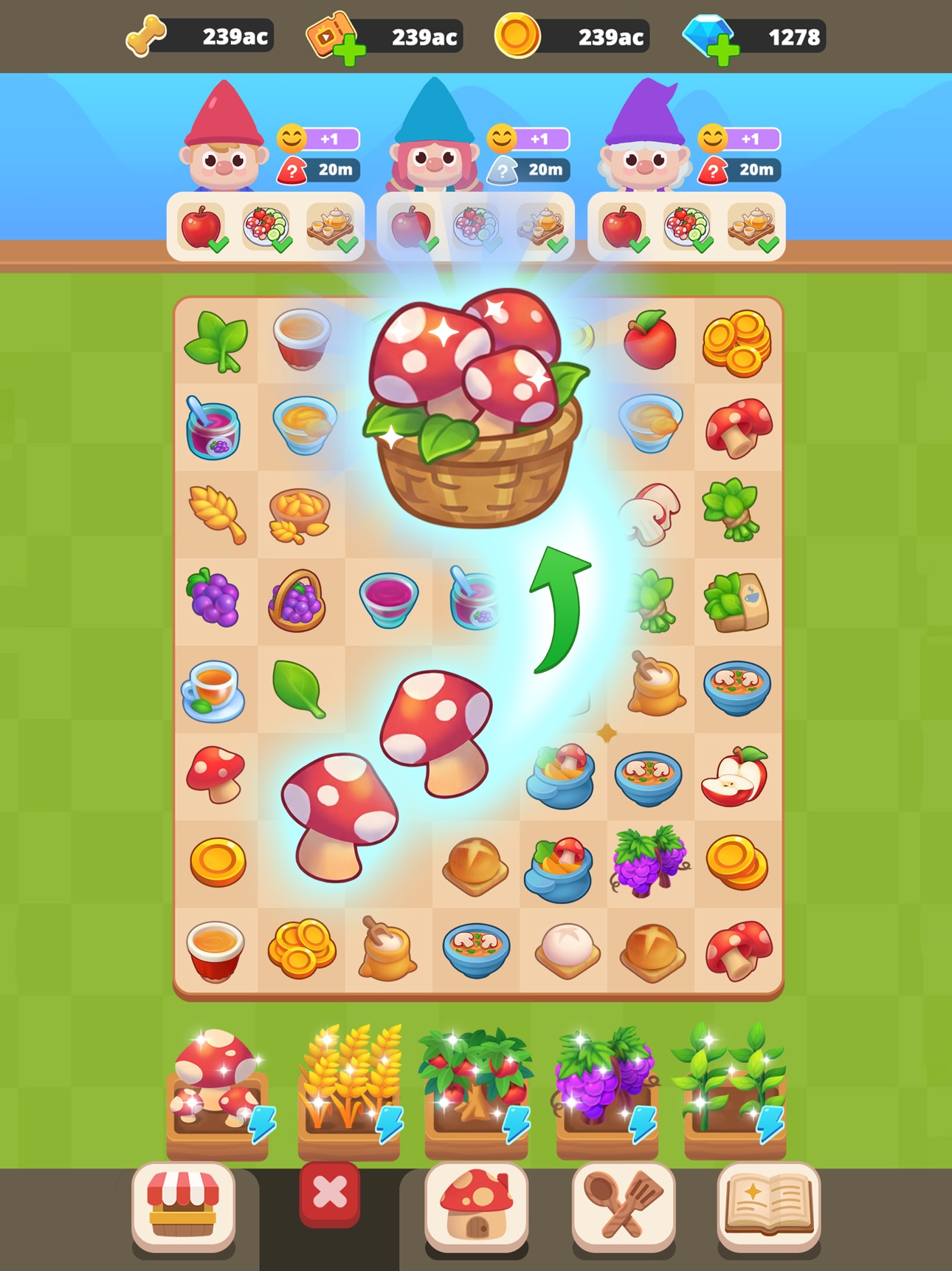 Screenshot 11 of Idle Gnome Garden: Farm Tycoon