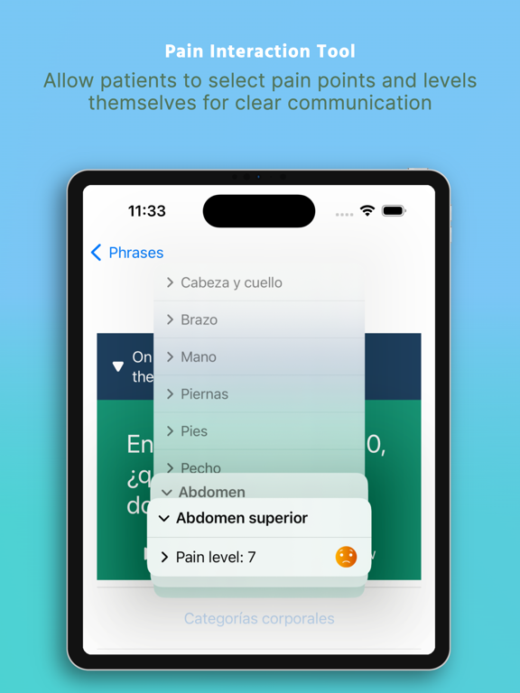 CanopySpeak Premium iPad screenshot 4 - Medical app