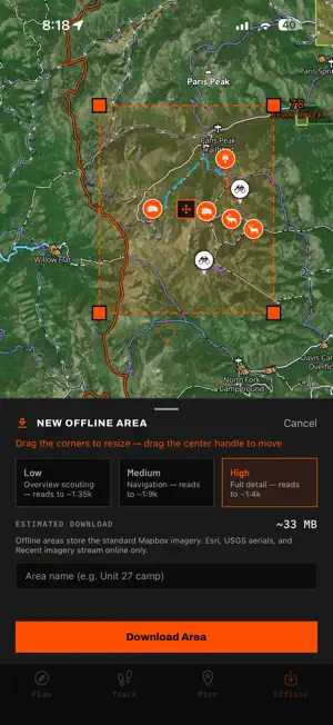 Pursuit: Hunting Maps screenshot 1