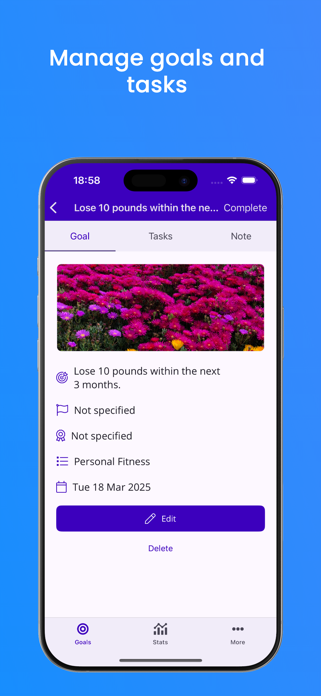 Doer: simple goal planner Screenshot 2 of 7