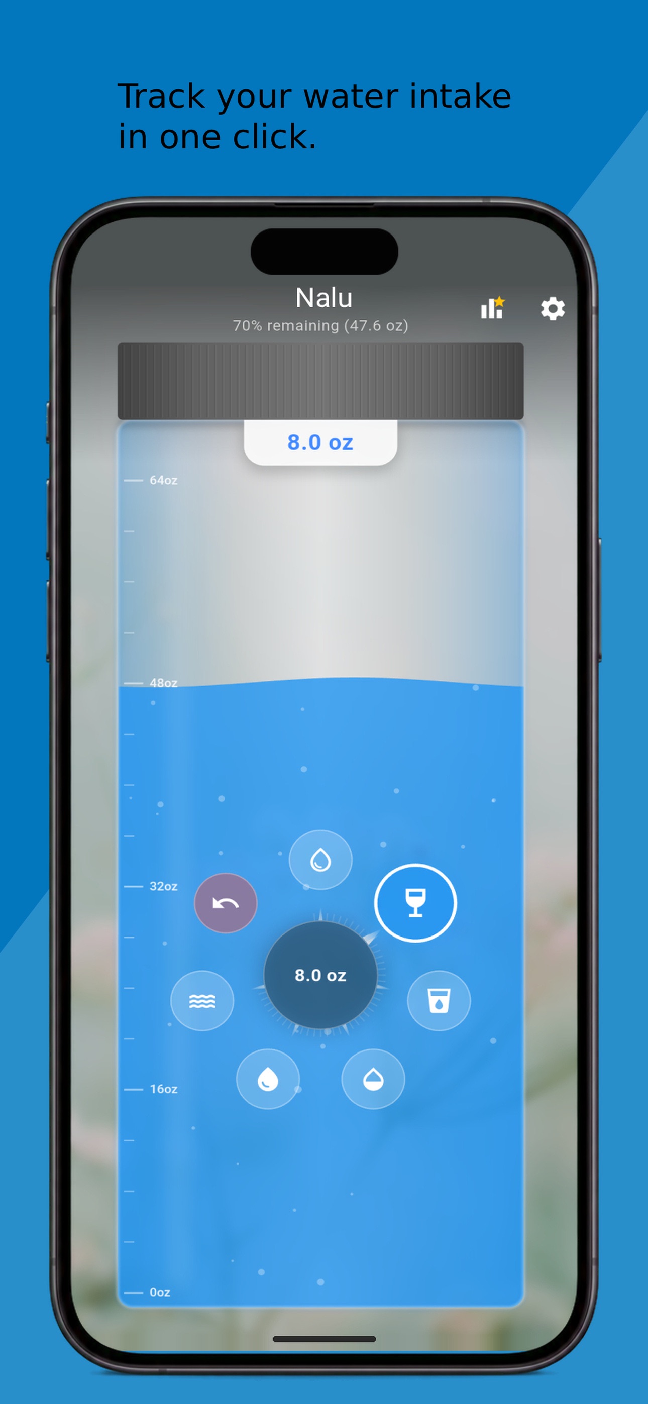 Screenshot 1 of Nalu - Water Tracker