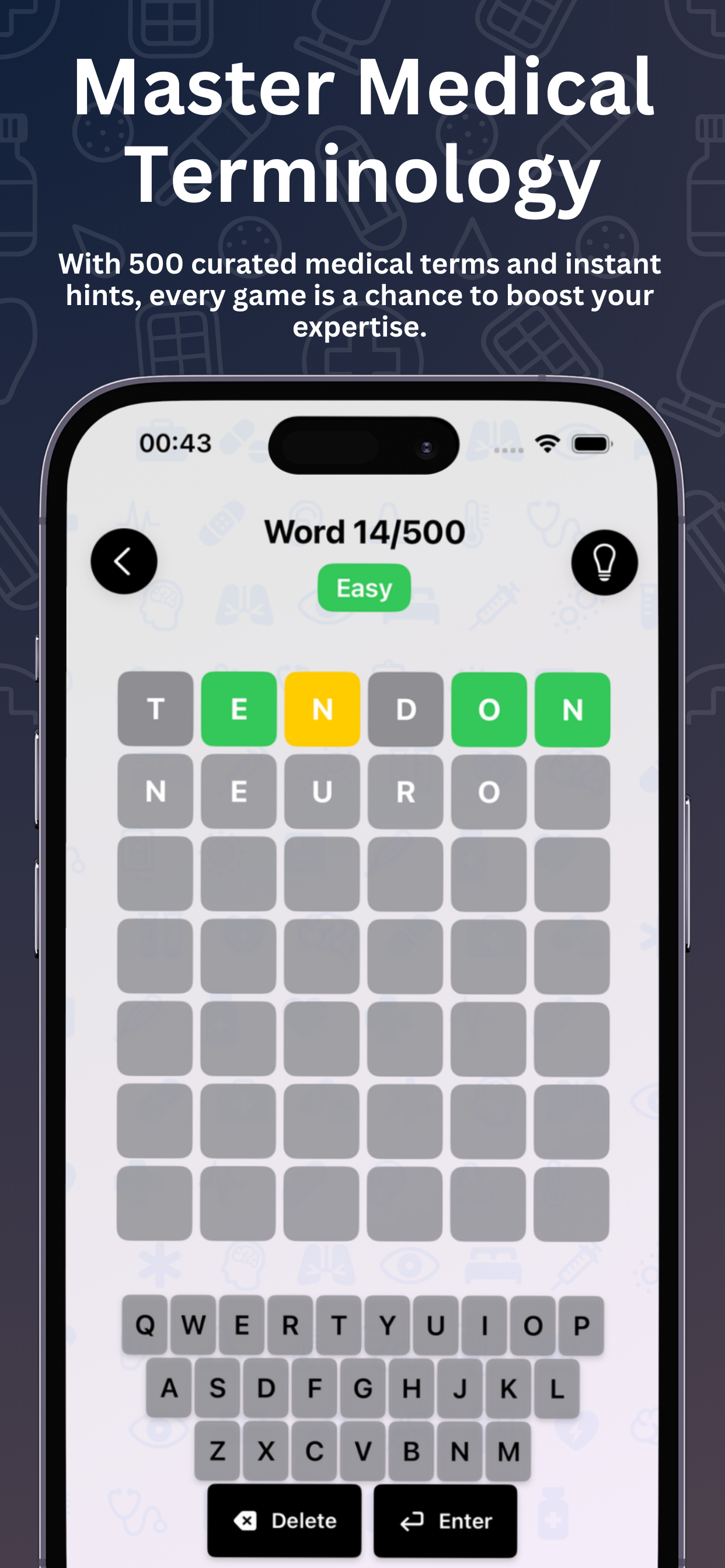 Medical Words: Puzzle Game