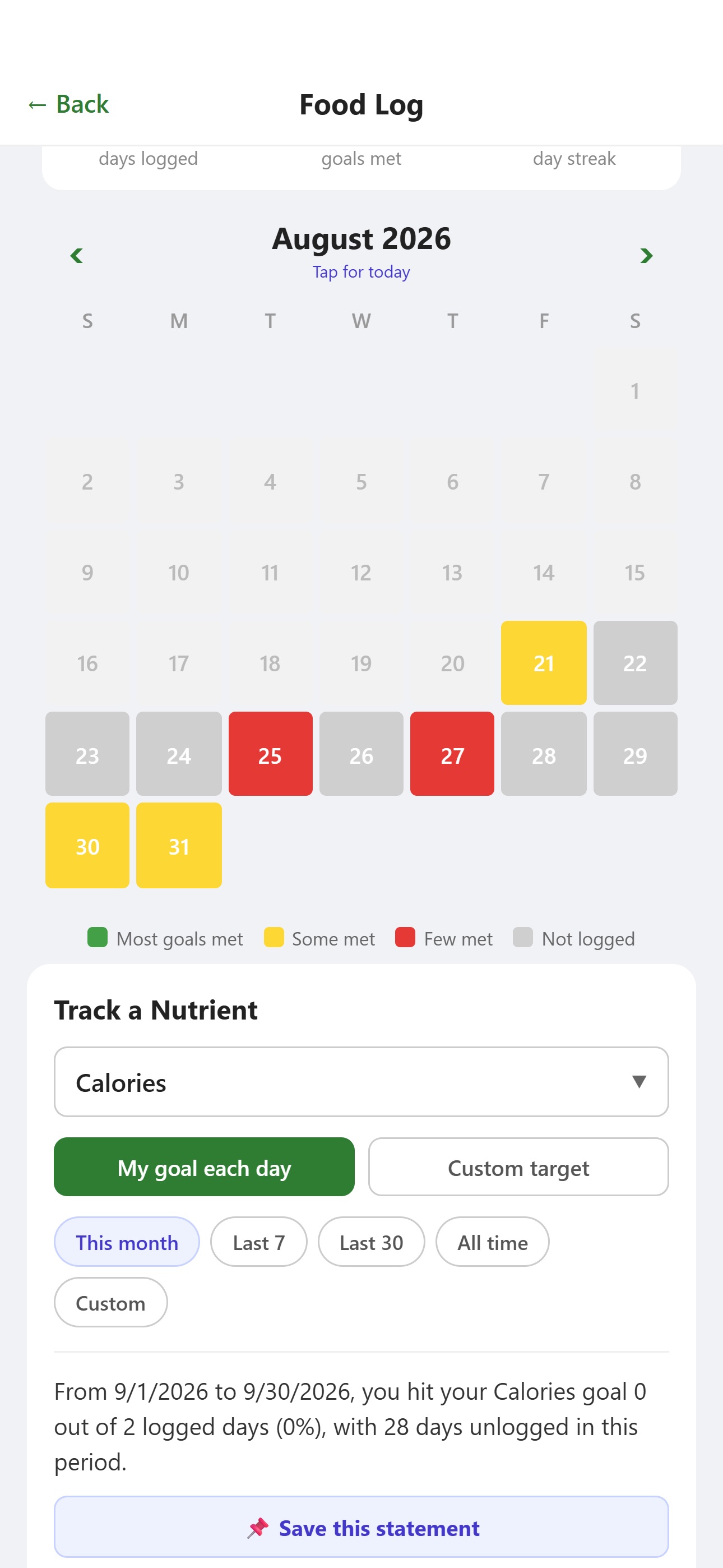 Screenshot 3 of Trackify Nutrition Tracker
