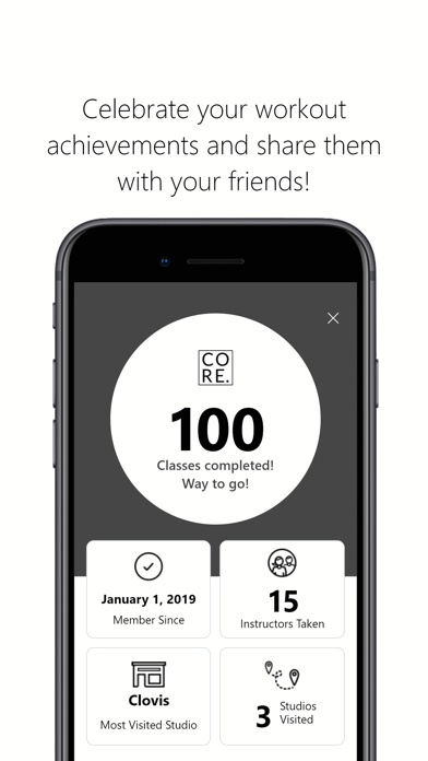 Core Pilates Clovis iPhone screenshot 4 - Health & Fitness app