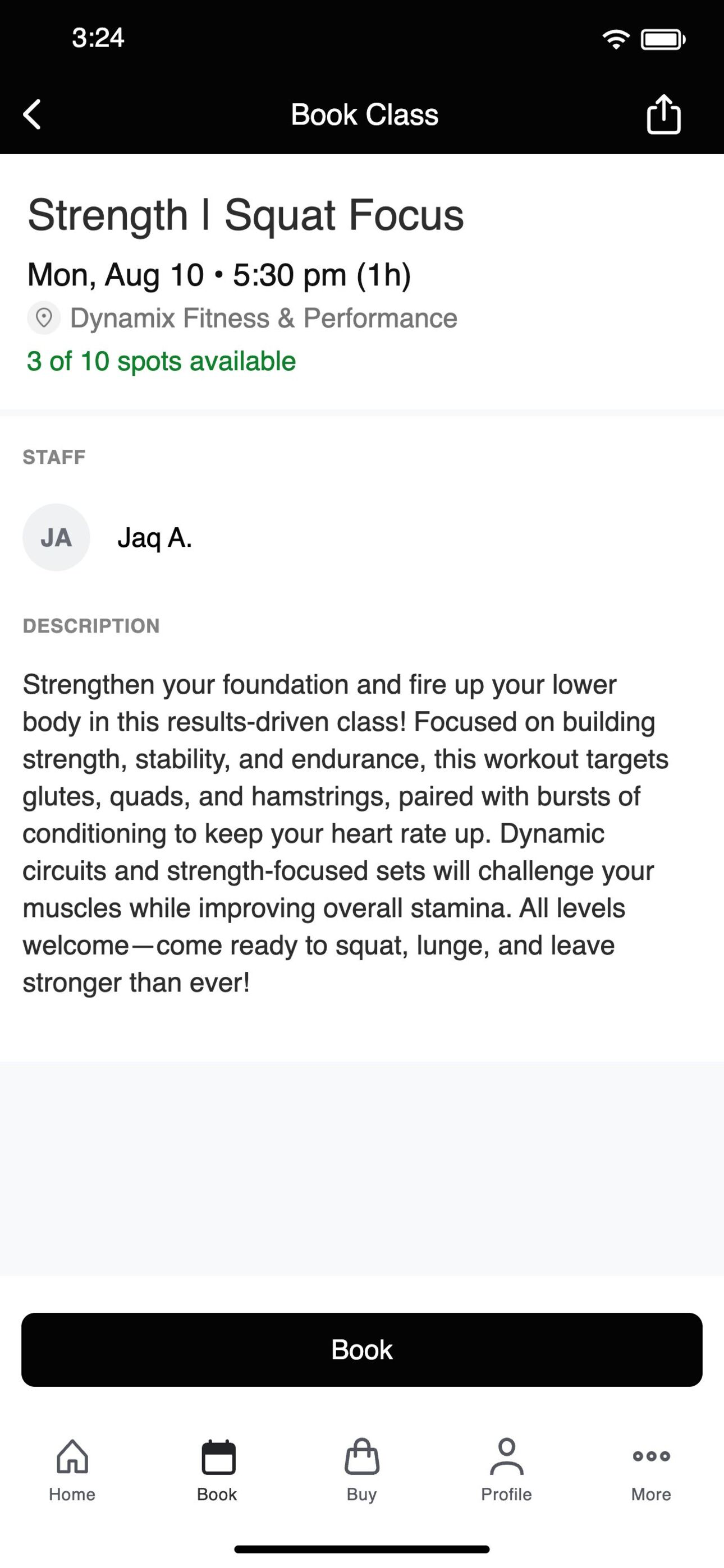 Dynamix Fitness & Performance screenshot 3