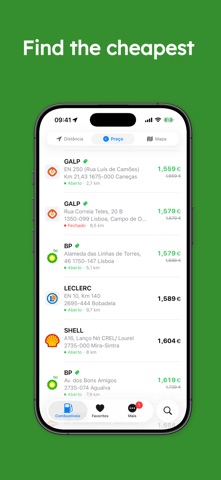 PortuGAS - Fuel Prices PT iPhone screenshot