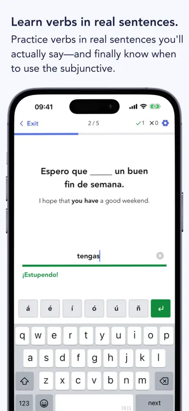 Ella Verbs: Aprende Español screenshot 5 of 9