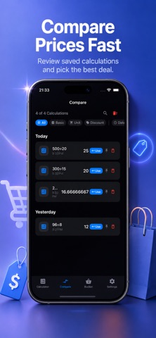 Shopping Price Calculator screenshot