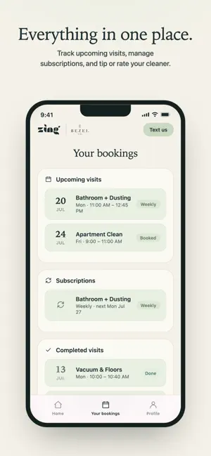 Zing Cleaning screenshot 1