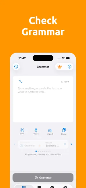 Grammar Check - GrammarMe screenshot 1