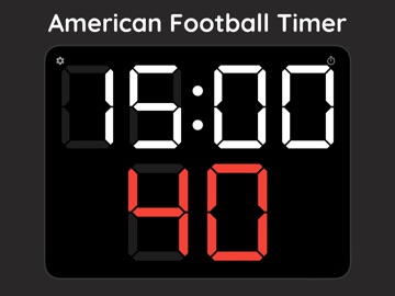 American Football Timer iPad screenshot