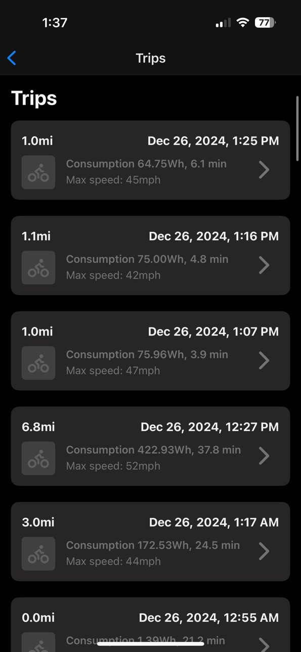 iPhone screenshot