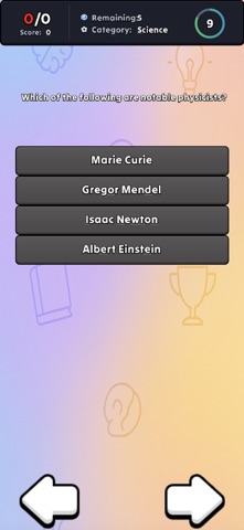 IQ Brain Training Quiz iPhone screenshot