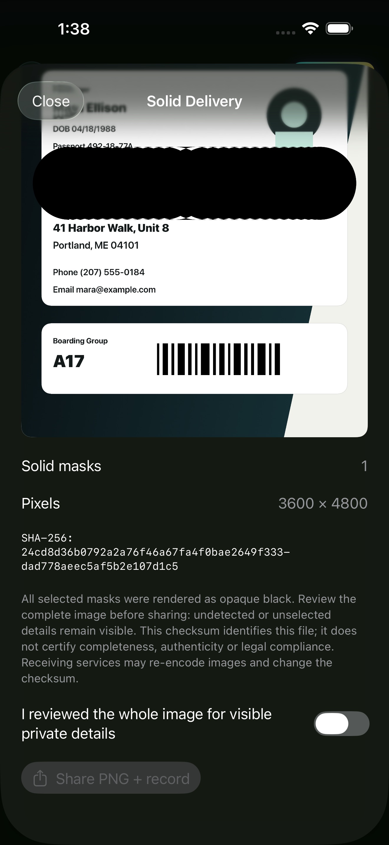 Redact Shield: Redact Photos screenshot 2 of 3