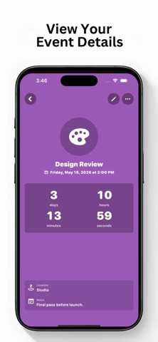 Countdown ۬ iPhone screenshot
