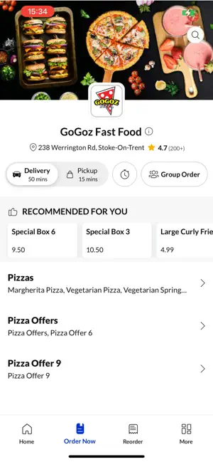 GoGoz Fast Food. screenshot 3