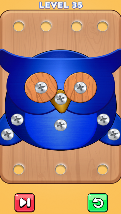 WOOD UNLOCK SCREW PUZZLE Screenshot