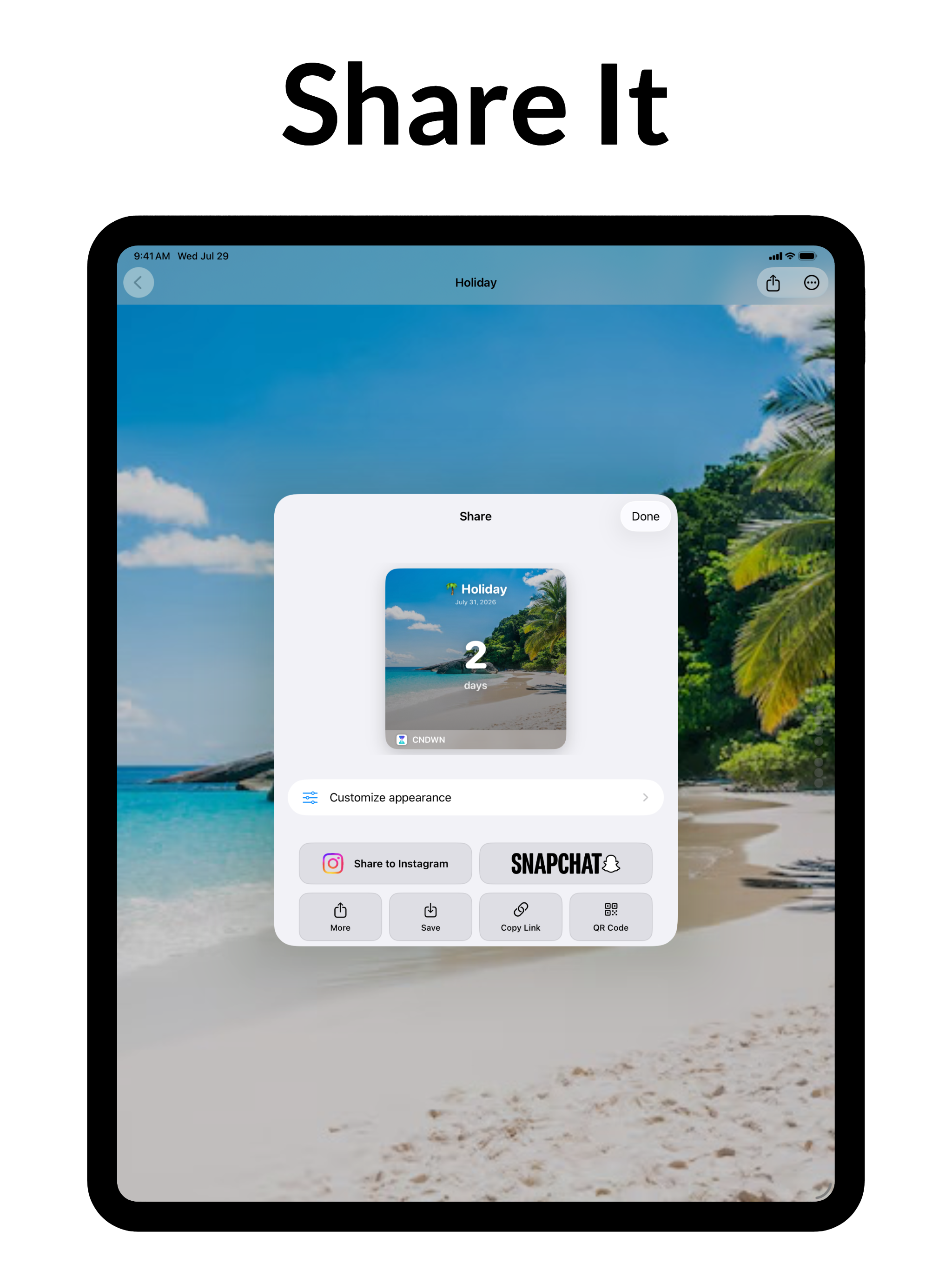 CNDWN – Countdown Timer Widget screenshot 10