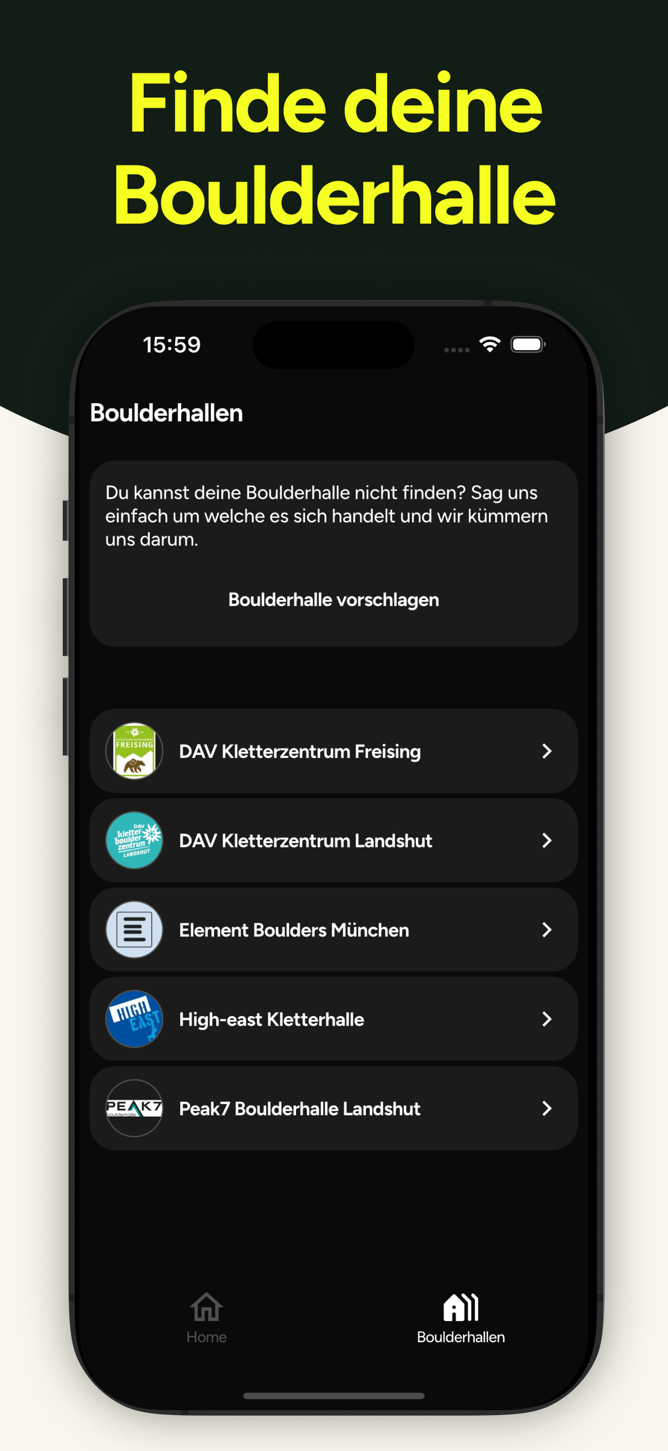Blokke: Bouldern & Klettern