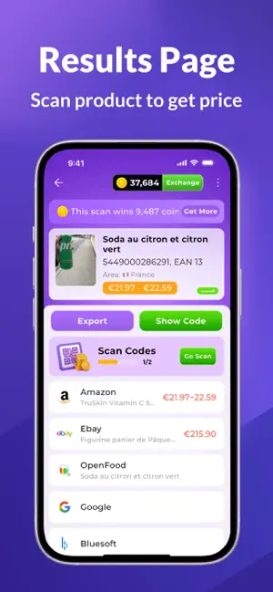 ScanGains:QR & Barcode Scanner screenshot 2