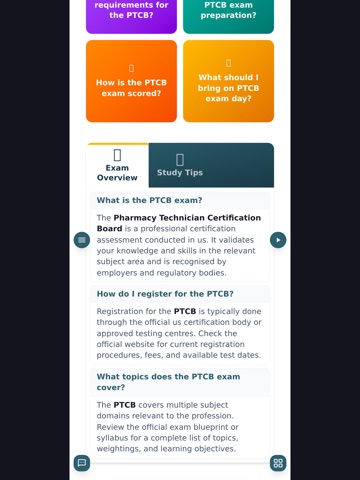 PTCB Practice Test Online iPad screenshot