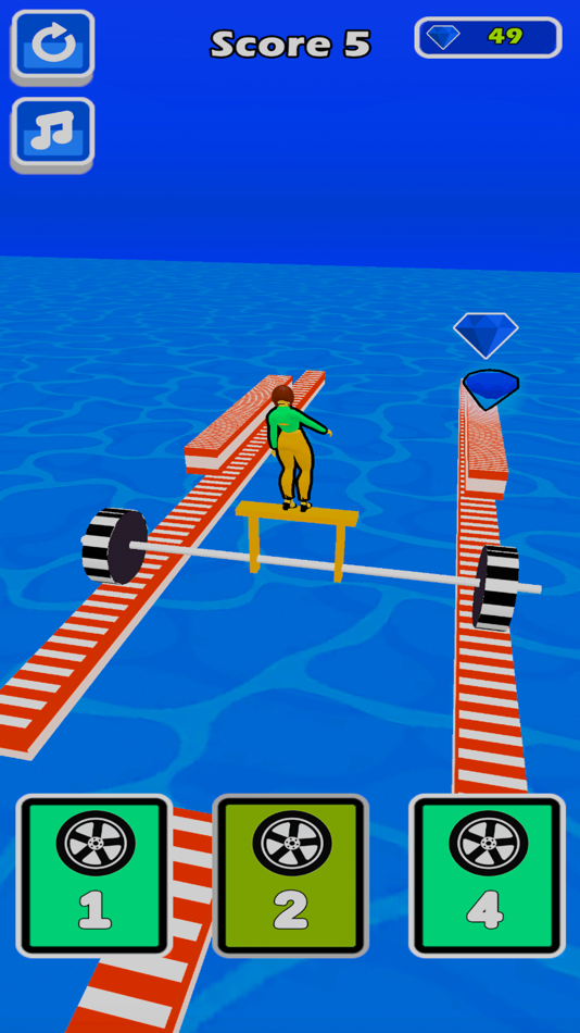 #2. Challenge Crossing Over Ropes (iOS) 由: Shenzhen Smarter Mobi Technology Co.Ltd