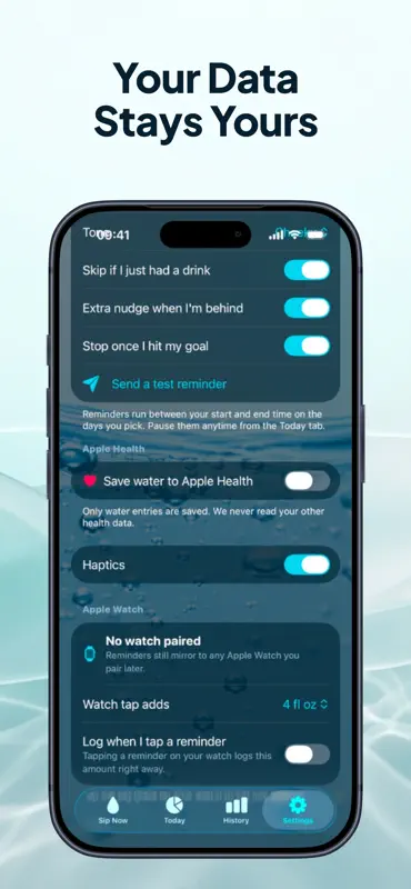 Take a Sip: Water Reminder screenshot 5 of 5