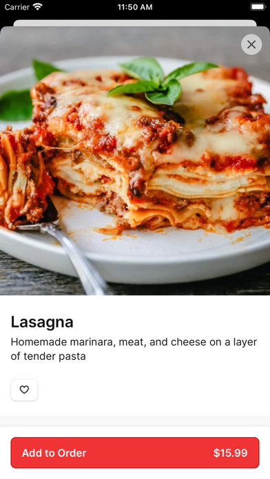 Italian Pizza House iPhone screenshot 3 - Food & Drink app