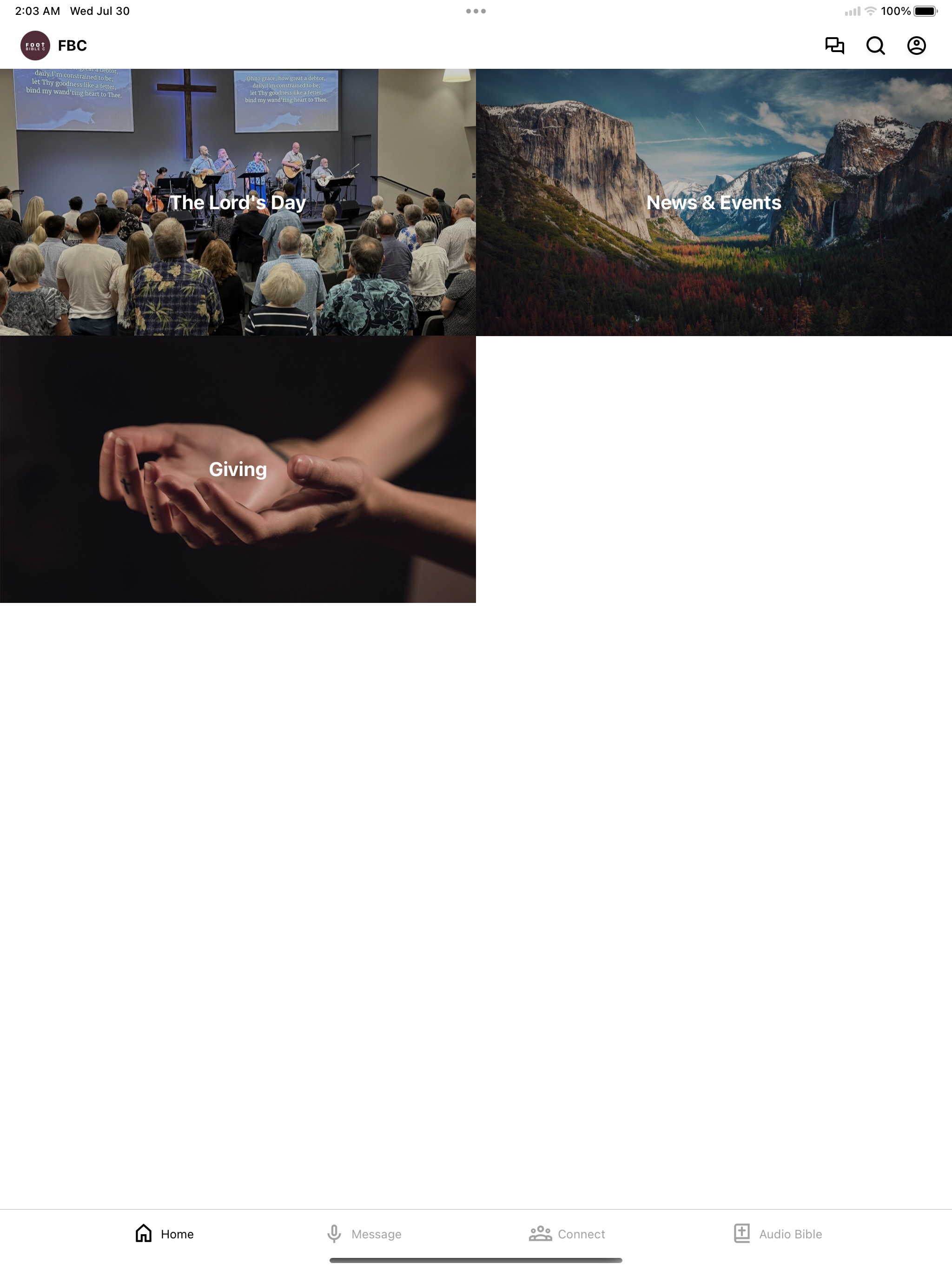 Foothill Bible Church screenshot 4