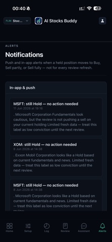 AI Stocks Buddy screenshot