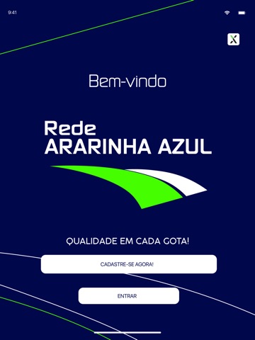 Cliente Ararinha Azul iPad screenshot