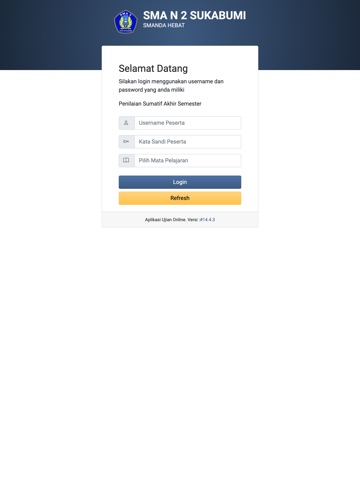 EXAM SMAN 2 SUKABUMI iPad screenshot