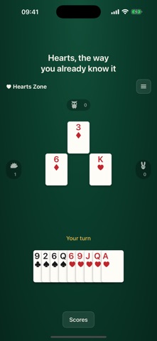 Hearts Zone: Card Game Screenshot 1 of 6