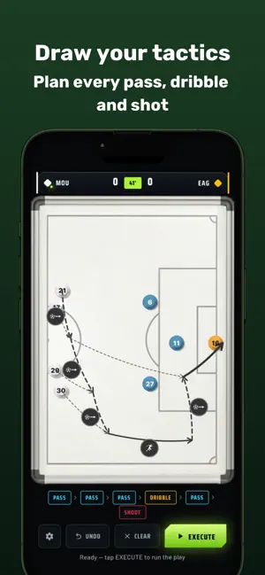 Tactic Board Soccer Game screenshot 2