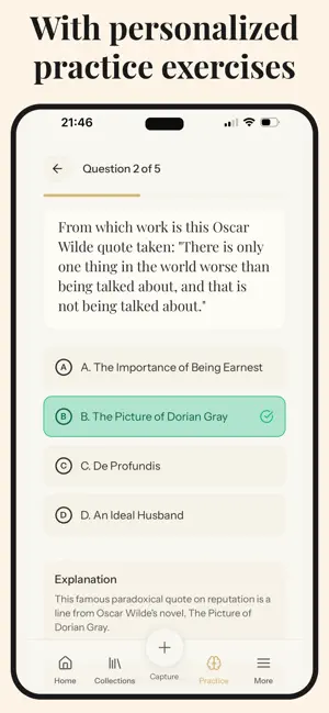 Commonplace: Notebook screenshot 4