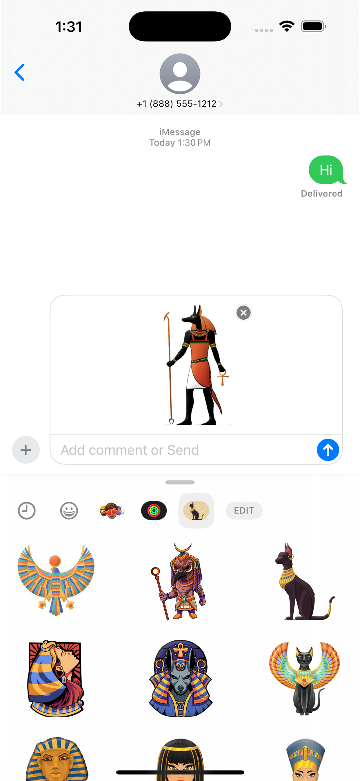 Egypt Gods Stickers screenshot 3