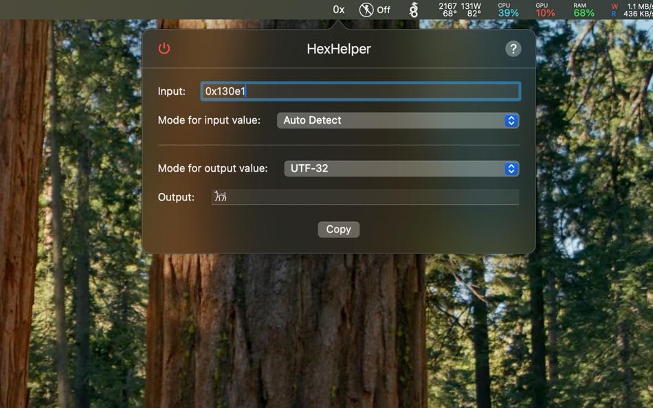 #1. HexHelper (macOS) Podle: Casper Sørensen