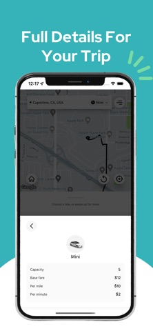 inzone - request a ride screenshot