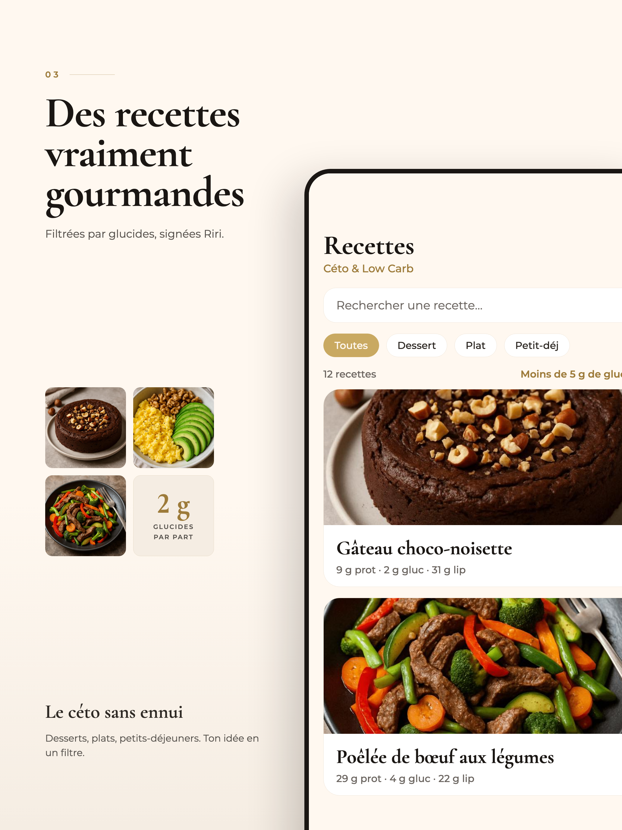 Riri Keto : Régime Cétogène screenshot 9
