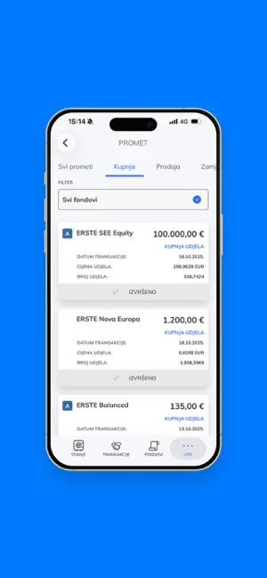 Erste Funds screenshot 3