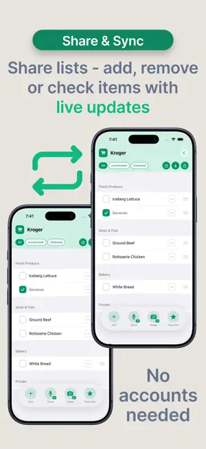 QwkList: Grocery List Maker screenshot 3